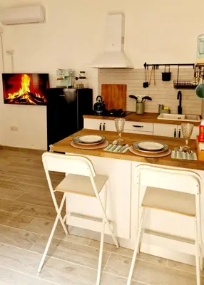 Una cocina o zona de cocina en La Herbolera Vv Apartamento