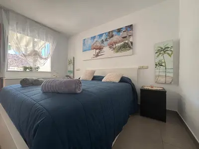 Cama o camas de una habitación en Casa di Katarina el vergel