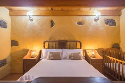 Cama o camas de una habitación en Beautiful Country House with Terrace