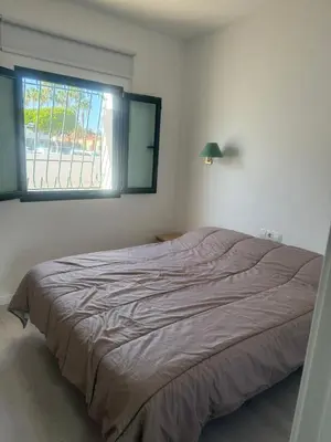 Cama o camas de una habitación en Europe sun bungalow 2 bedrooms