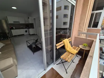 Zona de estar de Beach Home - Las Canteras