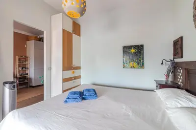 Cama o camas de una habitación en Casa Bonita