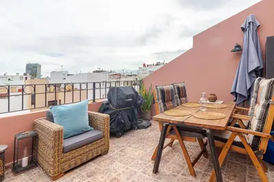 Zona de estar de Casa Bonita