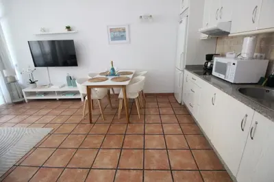 Una cocina o zona de cocina en Casa del Sol Canario