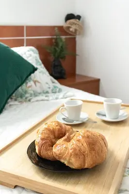 Opciones de desayuno disponibles en Jade Suite 6
