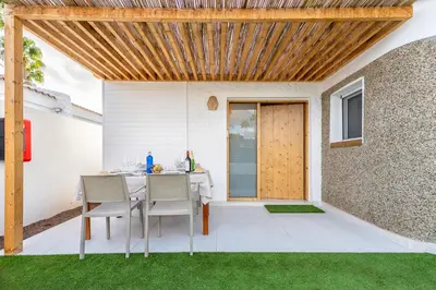 Un patio o zona al aire libre en ANZAR - El Paraíso del Atlántico