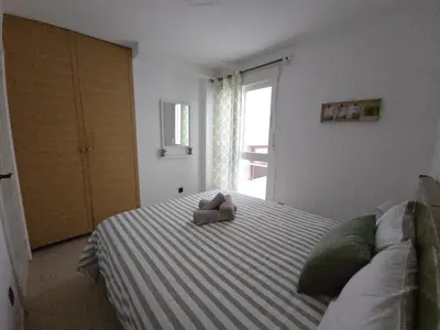 Cama o camas de una habitación en Costa Alegre II