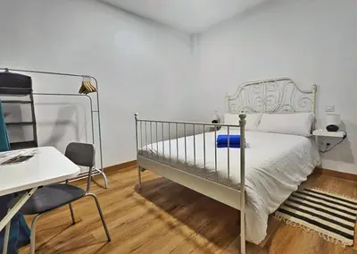 Cama o camas de una habitación en Coqueto estudio en Agaete