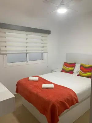 Cama o camas de una habitación en CasaDuplex Vista Aguayro
