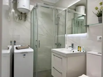 Un baño de Dunaflor Verde 86 by SunHousesCanarias