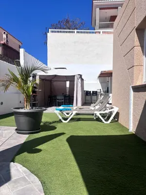 Jardín al aire libre en Arguineguín prívate pool