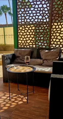 Zona de estar de Terrace by the waves with Heated pool