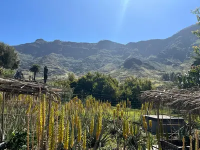 Paisaje cerca de este albergue