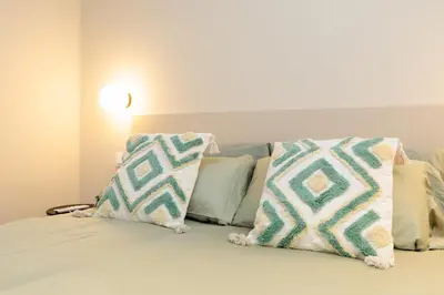 Cama o camas de una habitación en VV Isleta Urban House 