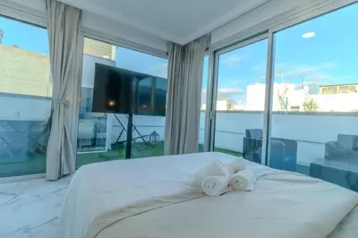 Cama o camas de una habitación en The Terrace of Dreams
