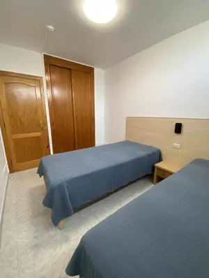 Cama o camas de una habitación en Los Cactus Apartment