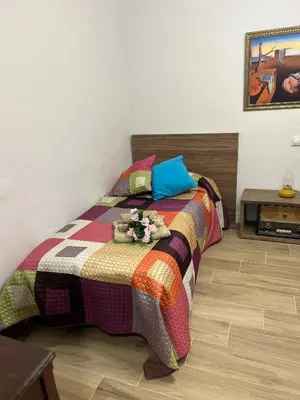 Cama o camas de una habitación en Casa Toñi Airport