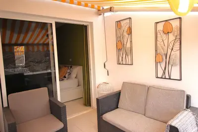Zona de estar de Sonja Apartman
