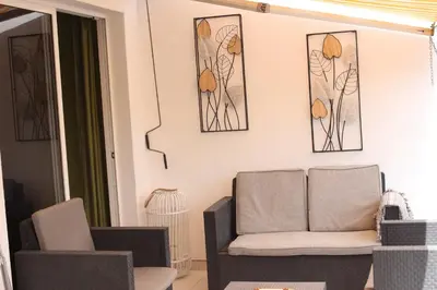 Zona de estar de Sonja Apartman
