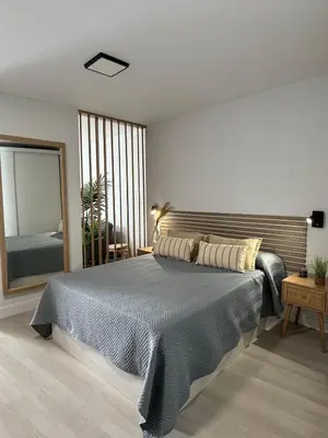 Cama o camas de una habitación en SUNSET GOLD - Encanto, sol y mar en Arguineguín