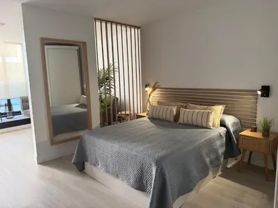 Cama o camas de una habitación en SUNSET GOLD - Encanto, sol y mar en Arguineguín