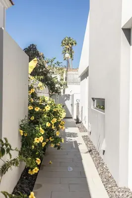 Jardín al aire libre en Villa with swimming pool in Pasito Blanco T4