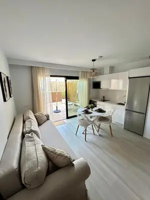 Zona de estar de Apartamento acogedor Junto al Mar en Arguineguin