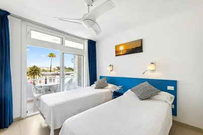 Cama o camas de una habitación en MASPALOMAS Foresta 16
