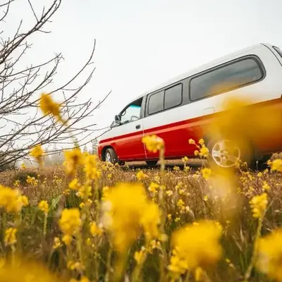 Mini Camper Van Hot Water