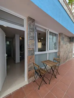 Un balcón o terraza de Apartamento Studio Anau k&L- Playa del inglés - Yumbo