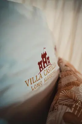 Cama o camas de una habitación en Villa Castillo Lomo Algodones