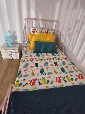 Cama o camas de una habitación en Villa Castillo Lomo Algodones
