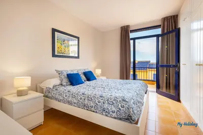 Cama o camas de una habitación en Villa Meloneras III