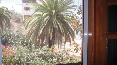 Jardín al aire libre en Casa El Pino