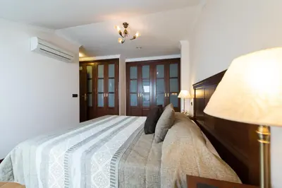 Cama o camas de una habitación en Apartamento Good Holidays