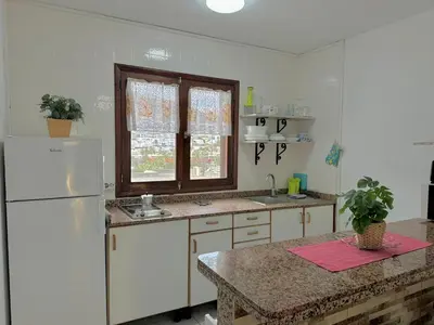 Una cocina o zona de cocina en Puerto Rico Sea & Sun