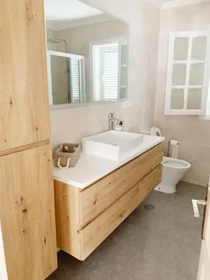 Un baño de Tropical Sunset House