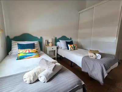 Cama o camas de una habitación en Canary-Holiday Balandros