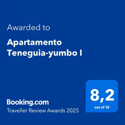 Certificado, premio, señal o documento que está expuesto en Teneguia-Yumbo Apart