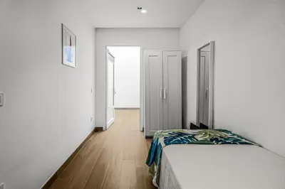 Cama o camas de una habitación en Taliarte Clavellinas