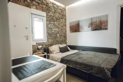 Cama o camas de una habitación en Residencial El Encuentro 1