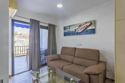 Zona de estar de Apartamento Puerto feliz 3 Serenity
