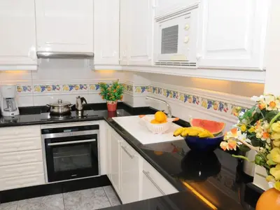 Una cocina o zona de cocina en Apartment Wohnung mit Wasserblick by Interhome