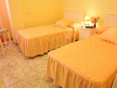 Cama o camas de una habitación en Apartment Wohnung mit Wasserblick by Interhome