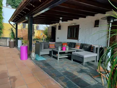 Plano de Holiday Home Haus mit Jacuzzi- Blick auf Berge- Meer und Ents by Interhome