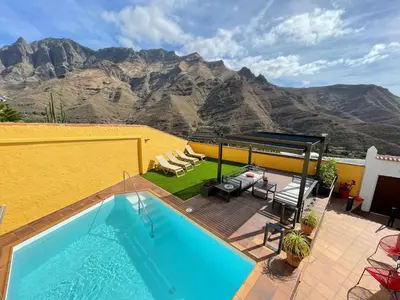 Plano de Holiday Home Haus mit beheiztem Schwimmbad- Berg- und Meerbli by Interhome