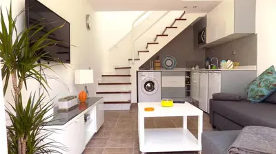 Zona de estar de DunaFlor Verde Holiday Bungalow