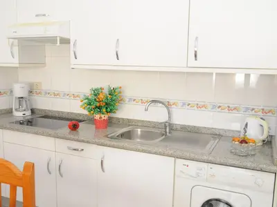 Una cocina o zona de cocina en Apartment Komfort-Wohnung by Interhome