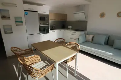 Una cocina o zona de cocina en Arguineguin Bay Apartments-La Factoria
