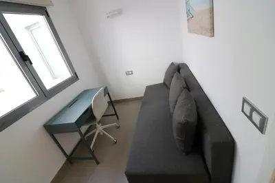 Zona de estar de Arguineguin Bay Apartments-La Factoria